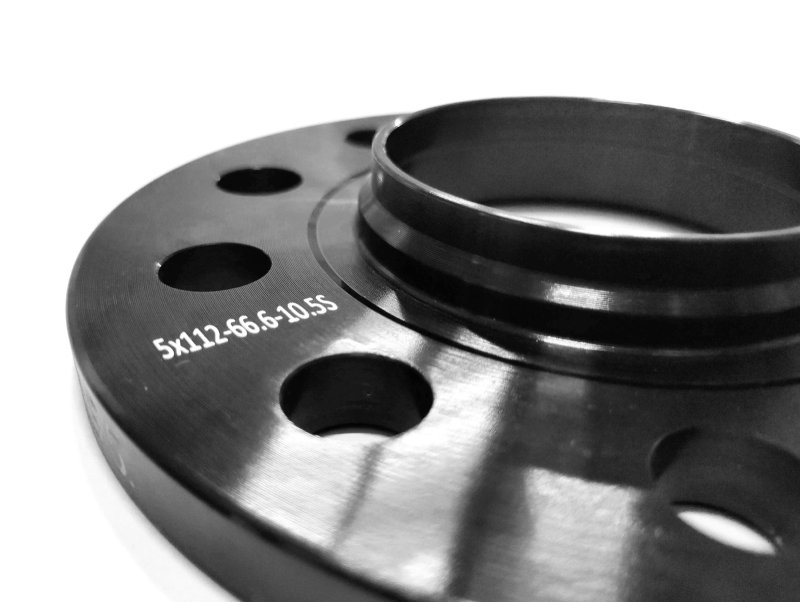 画像4: 【10.5mm】 AUDI 専用設計 PCD112 5穴 ハブ径66.6φ ワイドトレッド スペーサー 5x112-66.6φ (4)