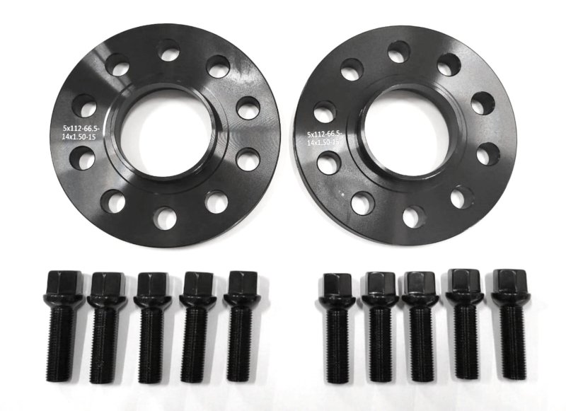 画像6: 【15mm】 AUDI (Q~/SQ~) 専用設計 PCD112 5穴 ハブ径66.6φ ワイドトレッド スペーサー 5x112-66.6φ (6)