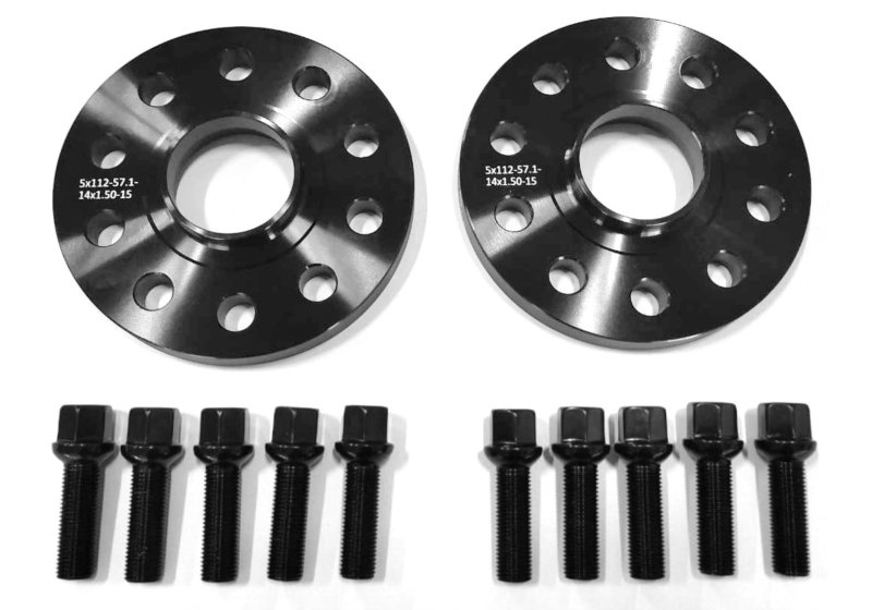 画像4: 【15mm】 AUDI (Q~/SQ~) 専用設計 PCD112 5穴 ハブ径57.1φ ワイドトレッド スペーサー 5x112-57.1φ (4)