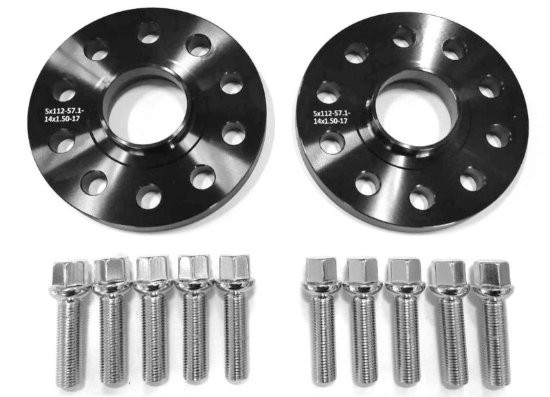 画像6: 【17mm】 AUDI 専用設計 PCD112 5穴 ハブ径57.1φ ワイドトレッド スペーサー 5x112-57.1φ (6)
