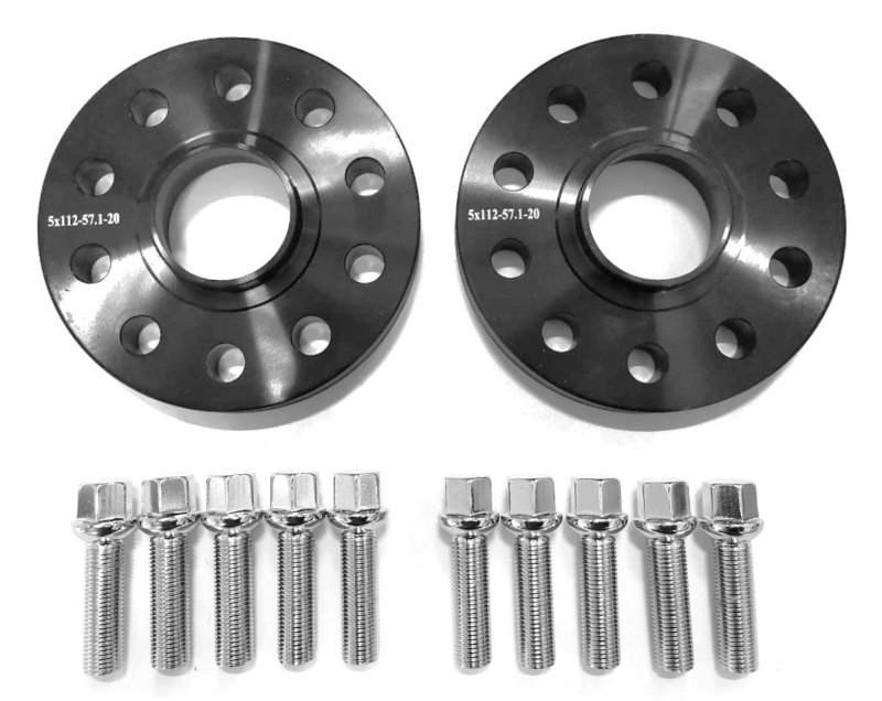 画像6: 【20mm】 AUDI 専用設計 PCD112 5穴 ハブ径57.1φ ワイドトレッド スペーサー 5x112-57.1φ (6)
