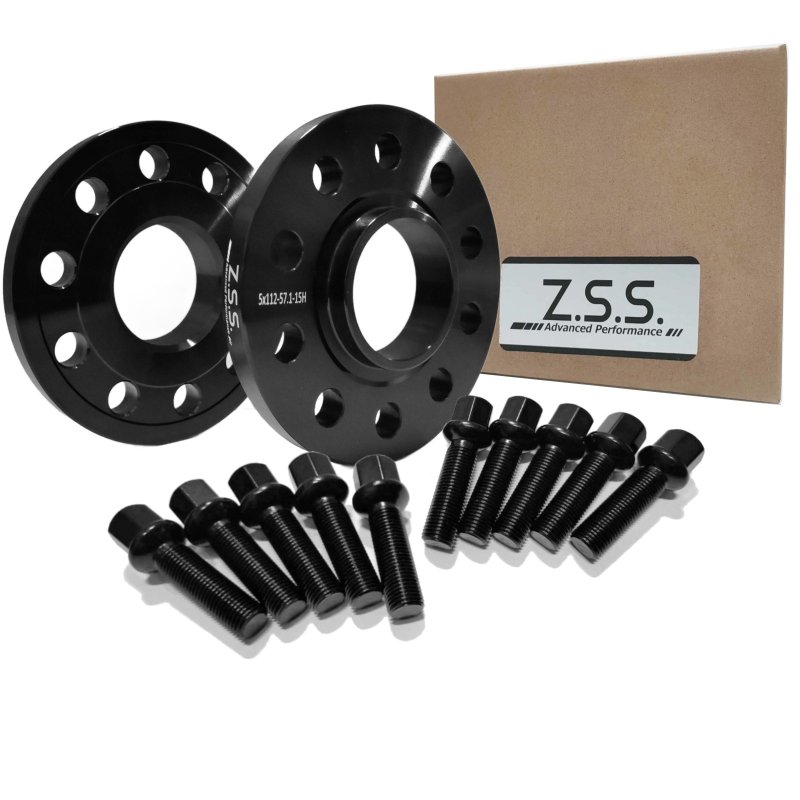 画像2: 【15mm】 ハブ径変換 57.1φ → 66.5φ AUDI (Q~/SQ~) 専用設計 PCD112 5穴 ワイドトレッド スペーサー 5x112-57.1φ→66.5φ (2)