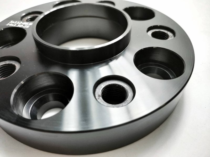 画像4: 【25mm】 Mercedes-Benz 専用設計 PCD112 5穴 ハブ径66.6φ ワイドトレッド スペーサー 5x112-66.6φ (4)