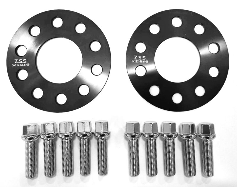 画像7: 【5mm】 Mercedes-Benz 専用設計 PCD112 5穴 ハブ径66.6φ ワイドトレッド スペーサー 5x112-66.6φ (7)