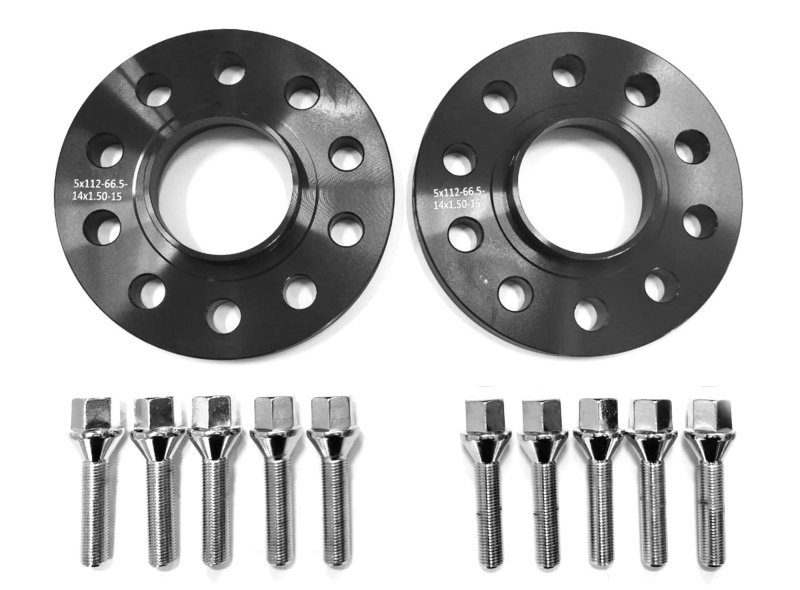 画像4: 【15mm】 Mercedes-Benz (旧型ベンツ) 専用設計 PCD112 5穴 ハブ径66.6φ ワイドトレッド スペーサー 5x112-66.6φ (4)