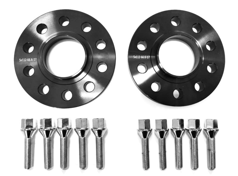 画像4: 【17mm】 Mercedes-Benz (旧型ベンツ) 専用設計 PCD112 5穴 ハブ径66.6φ ワイドトレッド スペーサー 5x112-66.6φ (4)