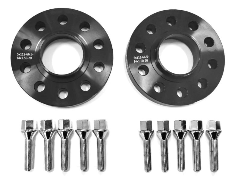 画像4: 【20mm】 Mercedes-Benz (旧型ベンツ) 専用設計 PCD112 5穴 ハブ径66.6φ ワイドトレッド スペーサー 5x112-66.6φ (4)