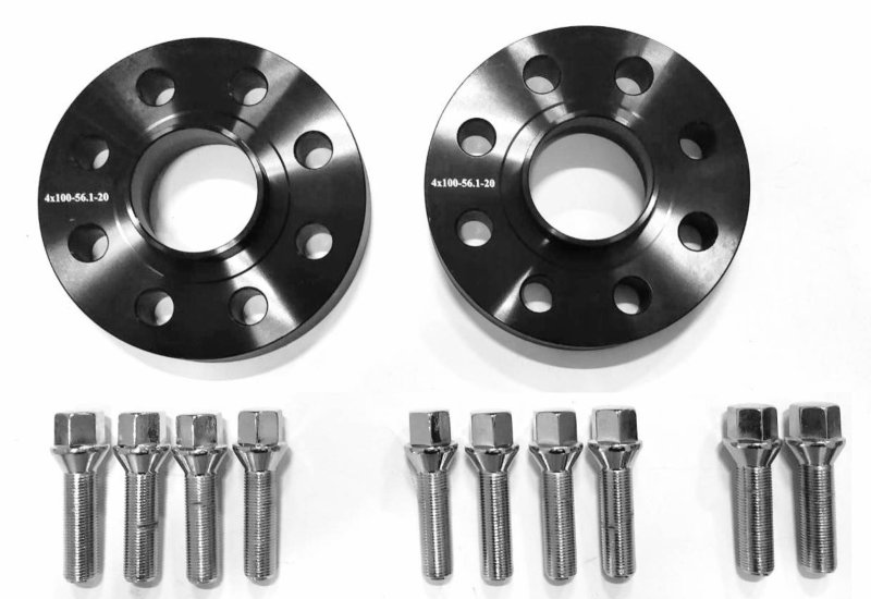 画像6: 【20mm】 MINI 専用設計 PCD100 4穴 ハブ径66.1φ ワイドトレッド スペーサー 4x100-56.1φ (6)