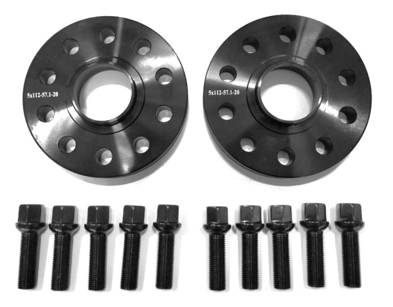 画像5: 【20mm】 Volkswagen 専用設計 PCD112 5穴 ハブ径57.1φ ワイドトレッド スペーサー 5x112-57.1φ (5)
