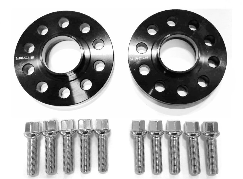 画像6: 【15mm】 Volkswagen 専用設計 PCD100 5穴 ハブ径57.1φ ワイドトレッド スペーサー 5x100-57.1φ (6)